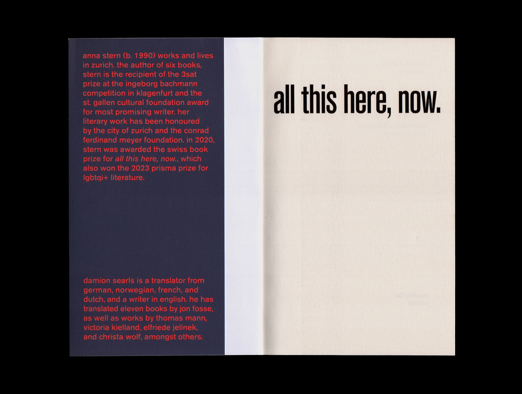 all this here, now. 2